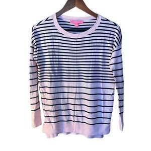 Lily Pulitzer Pink Striped Melanie Sweater